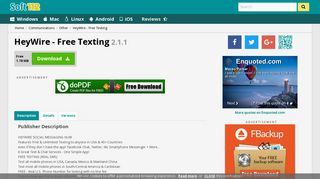HeyWire - Free Texting 2.1.1 Free Download