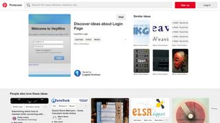 HeyWire Login | Login Archives | Pinterest | Login page, Archive and ...