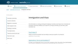 Immigration and Visas - Australia.gov.au