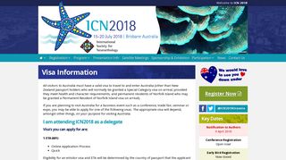 Visa Information | ICN2018