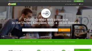 .co.uk domains by HostPapa