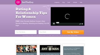Get The Guy: Dating & Relationship Tips For Women