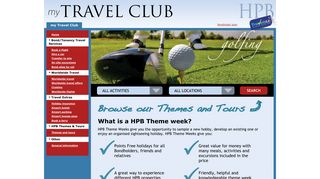 HPB Travel Club - Theme Weeks