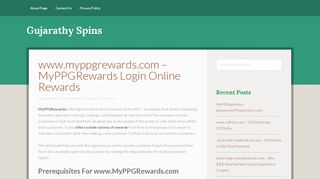 www.myppgrewards.com – MyPPGRewards Login Online Rewards