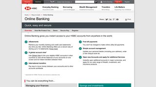 Online Banking - HSBC UAE
