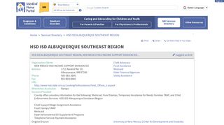 New Mexico Medical Home Portal - HSD ISD ALBUQUERQUE ...
