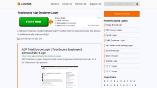 Totalsource Adp Employee Login
