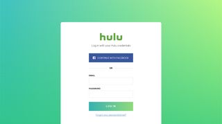 Hulu Login | Hulu - Hulu Help