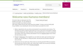 Welcome New Humana Members!