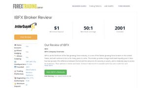 IBFX Forex Broker Review: Sign Up Bonus, Spreads & Demo Accounts
