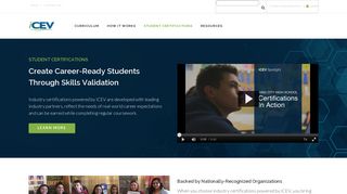Student Certifications :: iCEV Online