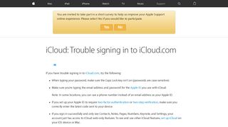 Trouble signing in to iCloud.com - Apple Support