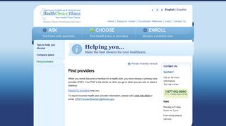 Find providers | Enroll HFS - Illinois Client Enrollment Services