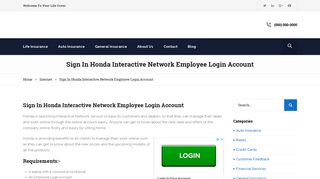 www.in.honda.com - Sign In Honda Interactive Network Employee ...