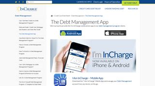 Debt Management Mobile Apps | InCharge Debt Solutions