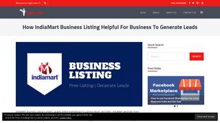IndiaMart Business Listing | Free Registation | Generate Leads