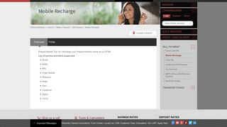 Prepaid Mobile Recharge by NetBanking with IndusInd Bank