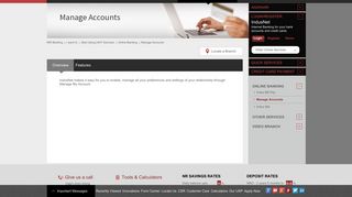 Manage Accounts - IndusInd Bank