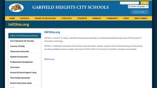 InfOhio.org - Garfield Heights City Schools