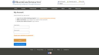My Account | HealthCare Interactive