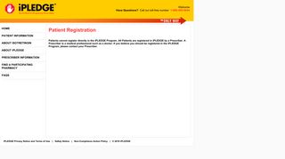 iPledge REMS - Patient Registration