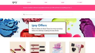 ipsy Offers - ipsy Shopper
