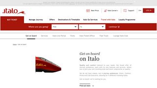 Get on board on Italo - Italotreno.it