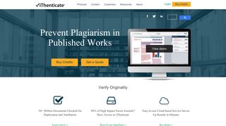 iThenticate: Plagiarism Detection Software