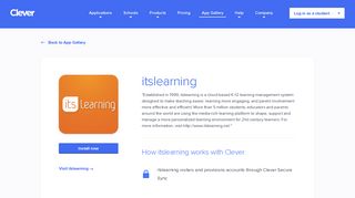 itslearning - Clever application gallery | Clever