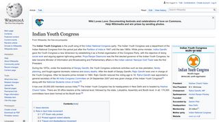 Indian Youth Congress - Wikipedia
