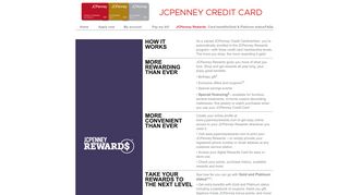 JCPenney Rewards - JCPenney Online Credit Center