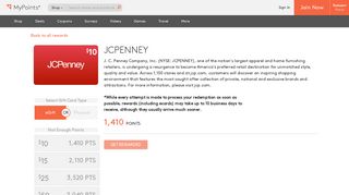 JCPenney - MyPoints: Your Daily Rewards Program
