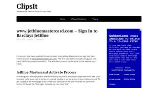 www.jetbluemastercard.com - Sign In to Barclays JetBlue - Clipsit