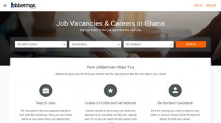 Job Vacancies & Careers in Ghana | Jobberman
