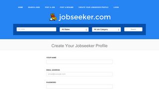 Create your jobseeker profile - Jobseeker | Job Searching Just Got Easy
