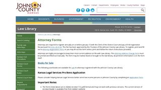 Attorneys | Johnson County Kansas