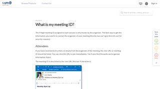 What is my meeting ID? - LogMeIn Support - LogMeIn, Inc.