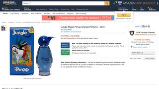 Buy Jungle Magic Pengy Orange Perfume - 60ml Online at Low Prices ...
