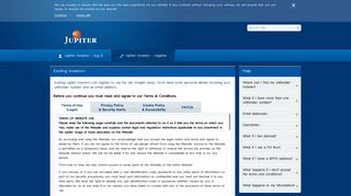 Register Existing Investors - Jupiter Unit Trust Managers Limited