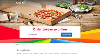 Takeaways and restaurants - Browse by city or cuisine | Just Eat