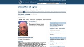 Emilios Avgouleas - Edinburgh Research Explorer