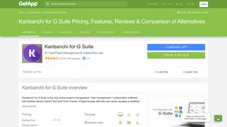 Kanbanchi for G Suite Pricing, Features, Reviews & Comparison of ...