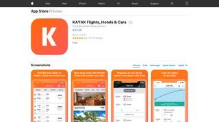 KAYAK Flights, Hotels & Cars on the App Store - iTunes - Apple