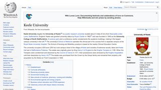 Keele University - Wikipedia