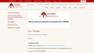 New Website - La Cabana Beach Resort & Casino