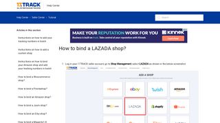 How to bind a LAZADA shop? – Help Center