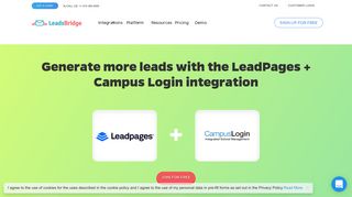 Generate more leads with the LeadPages + Campus Login integration ...