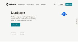 Leadpages - MailChimp