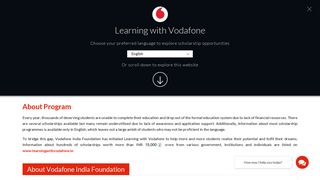 Scholarships for students on Learning with Vodafone | Vodafone ...