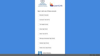LearnLink Sign In - Outlook/Office 365